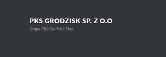 Banner PKS Gostynin, grupa PKS Grodzisk